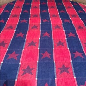 Independence Day 4th of July stars cotton tablecloth